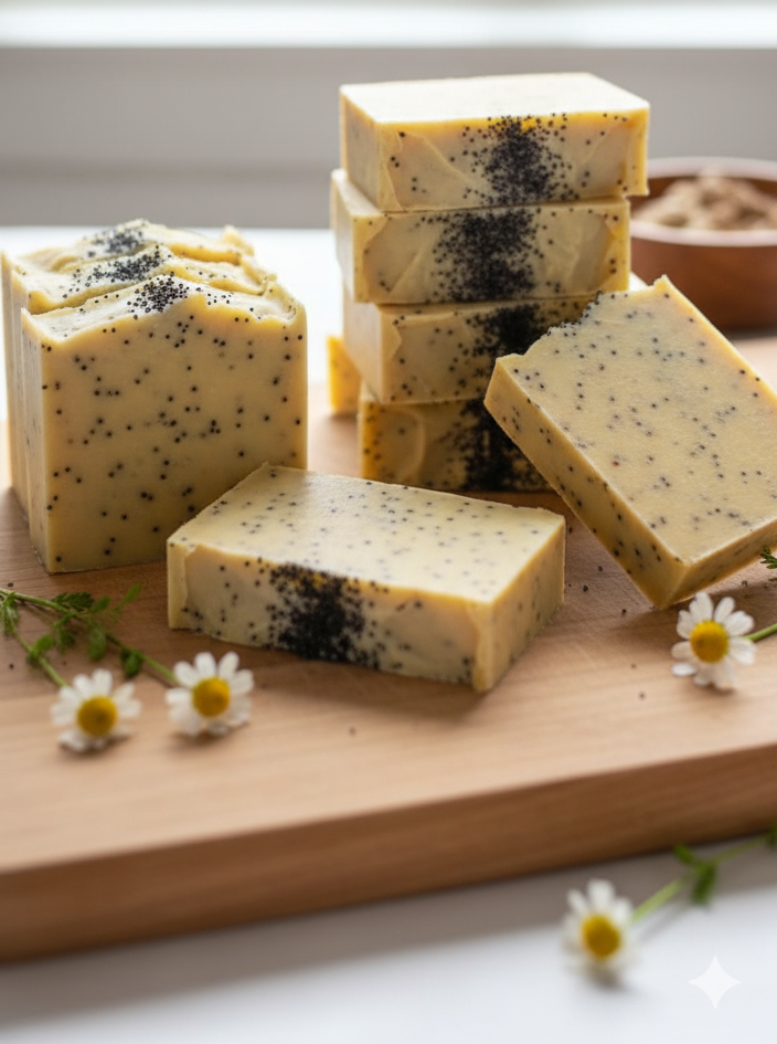 Lemon Poppy Seed | Soap Bar